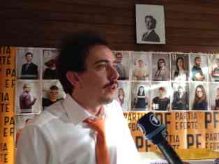 Protestpartei im Kosovo