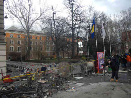 Sarajevo nach den Unruhen