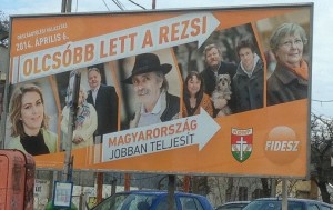 Fidesz Wahlwerbung - "Nebenkosten sind billiger, Ungarn macht es besser" - Foto: Stephan Ozsváth