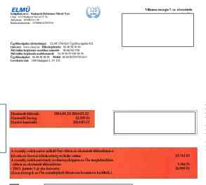 Nebenkostenabrechnung - verkappte Fidesz Wahlwerbung - Foto: Attila Poth