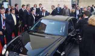 Außenminister Steinmeier in Sarajevo Foto: BR | Eldina