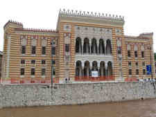 Nationalbibliothek in Sarajevo (Aufnahme vom 18.06.2014) - Ort der Gedenkveranstaltungen - Foto: picture alliance / dpa