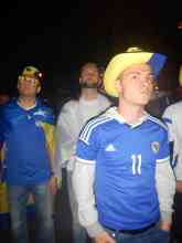 Nach dem Schlusspfiff herrscht getrübte Stimmung.