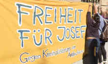 Solidaritätskundgebung für Josef S. vor dem Landesgericht in Wien - Foto: BR