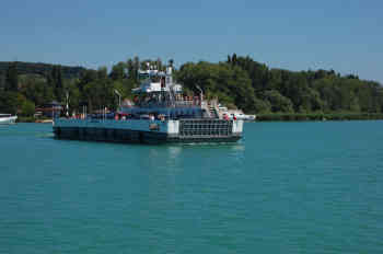 Ungarn - Balaton - Mit der Autofähre geht´s von Szantod nach Tihany - Foto: BR | Stephan Ozsváth