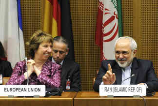 E3+3 - Iran Gespräche in Wien - EU-Außenbeauftragte Catherine Ashton (links) und der iranische Außenminister Javad Zarif (rechts) haben schon unzählige Gespräche geführt - Foto: picture-alliance/ dpa