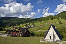 Kosovo: Ferien-Bungalows in Boge, nahe Rugova, im Westen des Kosovo - Foto: BR | Besnik Hamiti