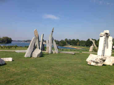 Belgrad - Kunst auf der Insel "Ada Ciganlija" mitten in der Save - Foto: BR | Zoran Ikonic