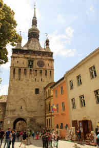 Rumänien - Schäßburg: Millionenfach herangezoomt und abgelichtet - die Figuren im Schäßburger Stundturm, die sich zum Klang eines Glockenspiels bewegen. - Foto: BR | Iulian Comanescu