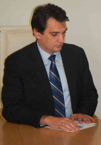 Bulgariens Wirtschaftsminister Wassil Stonow sieht South Stream vor allem als Einnahmequelle. Foto - BR|Katja Popova