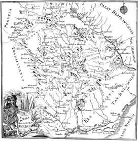 Die schöne alte Landkarte Moldaus in Demetrius Kantemirs „Beschreibung“ von 1771 wirft weitere Fragen auf: Warum heißen die Landstriche nördlich des Donaudeltas wohl Budschak und Bessarabien? Quelle: Buch-Scan | Demetrius Kantemirs "Beschreibung der Moldau" 1771