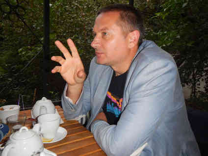Literarische Stimme Bulgariens – der Schriftsteller Georgi Gospodinov. Foto - BR|Katja Popova