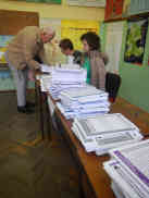 Sarajevo: Wahlzettel für die Parlaments- und Präsidentenwahlen (12.10.2014) - Foto: BR | Eldina Jasarevic