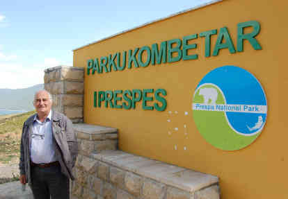Naturpark Prespa-Ohrid: Timaq Lako erklärt „Mehr als ein Drittel der albanischen Fauna findet sich hier“ - Foto: BR | Stephan Ozsváth