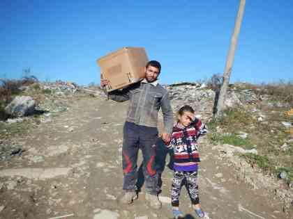 Mathilda mit ihrem Vater