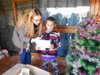 Mathilda mit dem Brief der 1b