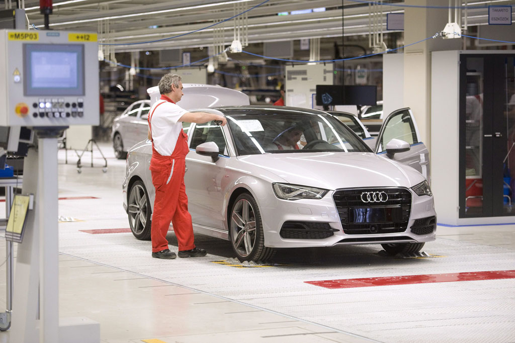 Audi Standort im ungarischen Györ - Foto: picture alliance | dpa 
