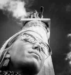 Breza, Aktivistin aus Serbien mit weltweitem Netzwerk. Foto: Bernd Kolb