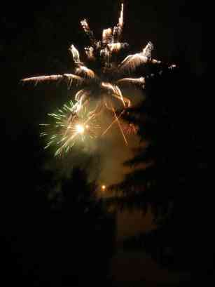 Feuerwerkt Party Titos Geburtstag Jasarevic