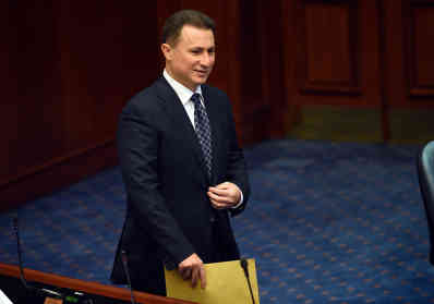 Von Russland unterstützt: Regierungschef Nikola Gruevski. Foto: picture-alliance/dpa