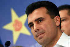 Fordert Gruevskis Rüchtritt: Oppositionsführer Zoran Zaev. Foto: picture-alliance/dpa