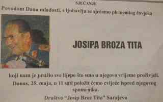Titos Geburtstag Zeitung Jasarevic
