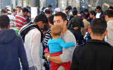 Flüchtlinge am Ostbahnhof in Budapest. Foto: BR | Attila Poth