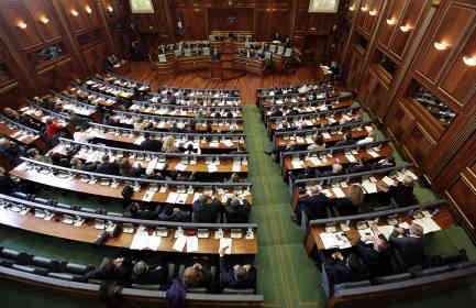 Das Parlament in Pristina gab grünes Licht für das Sondertribunal. Foto: picture-alliance/dpa