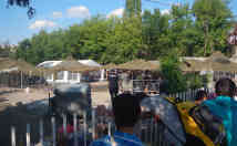 Das Aufnahmezentrum in Presevo/Serbien. Foto: BR | Schaban Bajrami