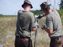 Das ungarische Militär ist für den Aufbau und die termingerechte Fertigstellung bis Ende August verantwortlich. Foto: BR | Attila Poth