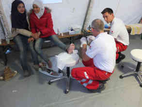 Mit Feldlazarett und ein paar Dutzend Sanitätern. Foto: BR | Jutta Prediger