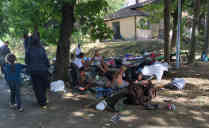 In der Erstaufnahmeeinrichtung in Beli Manastir ist es schnell zu voll geworden. Foto: BR | Eberhard Nembach