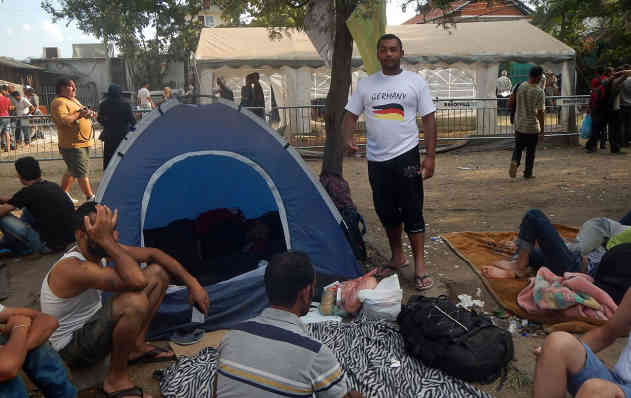 Erstaufnahmezentrum in Presevo/Südserbien: Für die meisten Migranten ist Deutschland das Ziel ihrer Flucht. Foto: BR | Schaban Bajrami