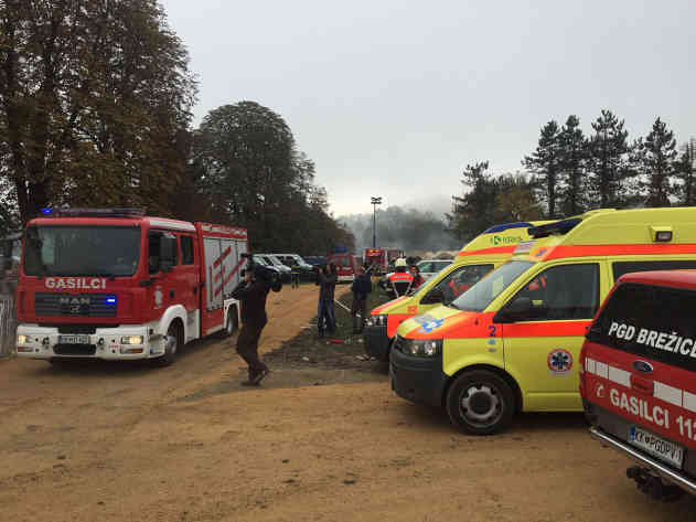 Brand in Brezice. Foto: BR | Gordan Godec