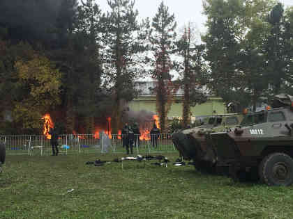 Brand in Brezice. Foto: BR | Gordan Godec