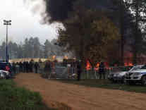 Brand in Brezice. Foto: BR | Gordan Godec