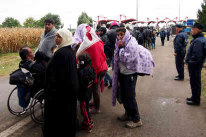 Die letzten Meter vor Ungarn. Foto: BR | Srdjan Govedarica