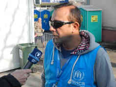 UNHCR-Teamleiter Mahmud Awad am Bahnhof Sid: "Die Situation hat sich deutlich verbessert". Foto: BR | Dejan Stefanovic