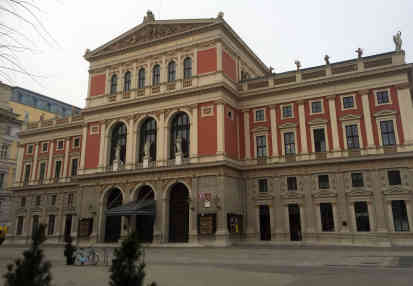 Das Gebäude des Wiener Musikvereins, in dem das Neujahrskonzert stattfindet. Foto: BR | Tim Heller