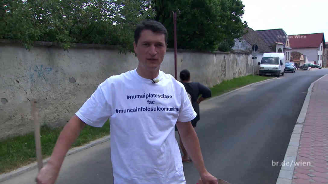 Weil die Lokalpolitiker in seinem Städtchen Codlea regelmäßig wegen Korruption in den Schlagzeilen waren, hat der 35-jährige Erwin Albu beschlossen, keine Steuern mehr zu bezahlen. Denn er möchte nicht, dass seine Steuergelder in dubiosen Kanälen verschwinden. Bild: BR