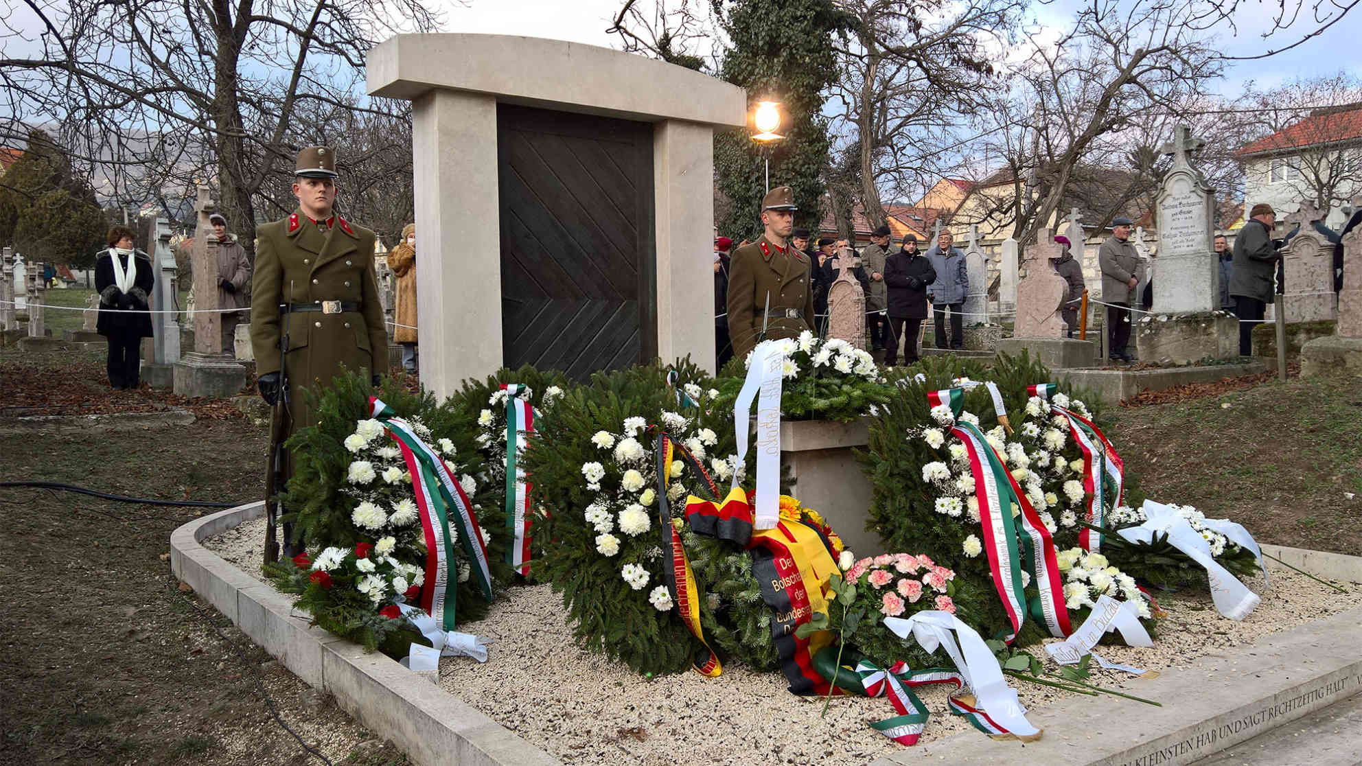 Das Denkmal der vertriebenen Ungarndeutschen in Budaörs. Die Vertreibung begann in diesem Ort am 19. Januar 1946. Foto: BR | Attila Poth