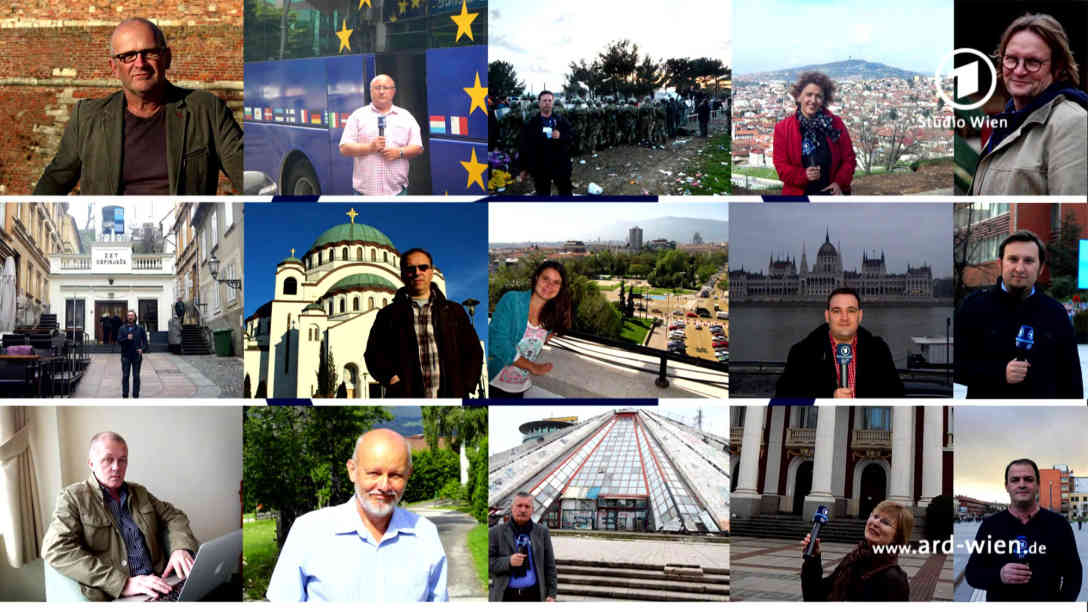 Das Stringernetzwerk der ARD in Südosteuropa. Foto: BR