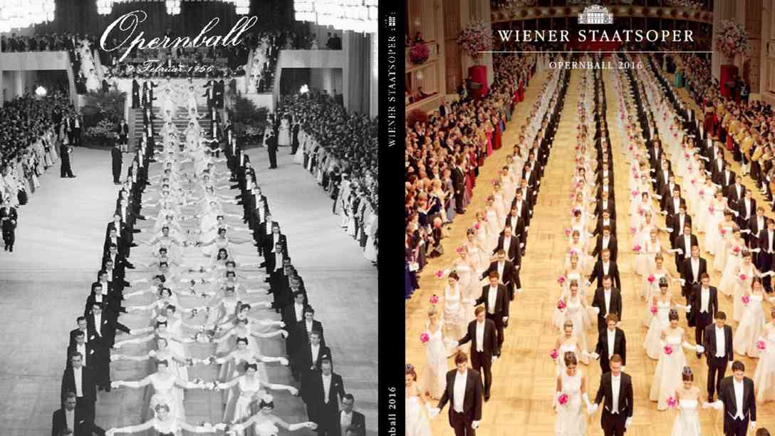 Viel hat sich in 60 Jahren Opernball für die Debütantinnen und Debütanten nicht verändert. Bild: Wiener Staatsoper