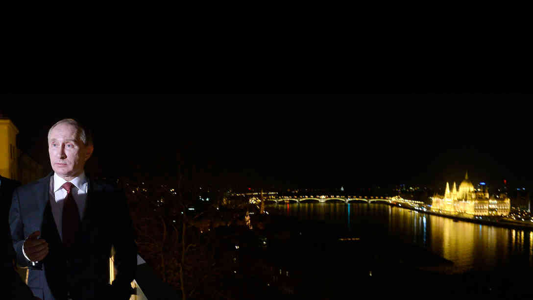 Vladimir Putin besuchte am 17. Februar 2015 Budapest. Foto: picture alliance/dpa