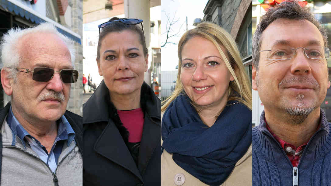 Umfrage Wien, Ottakring zum Thema Flüchtlingspolitik. Fotocollage: BR | Karin Straka