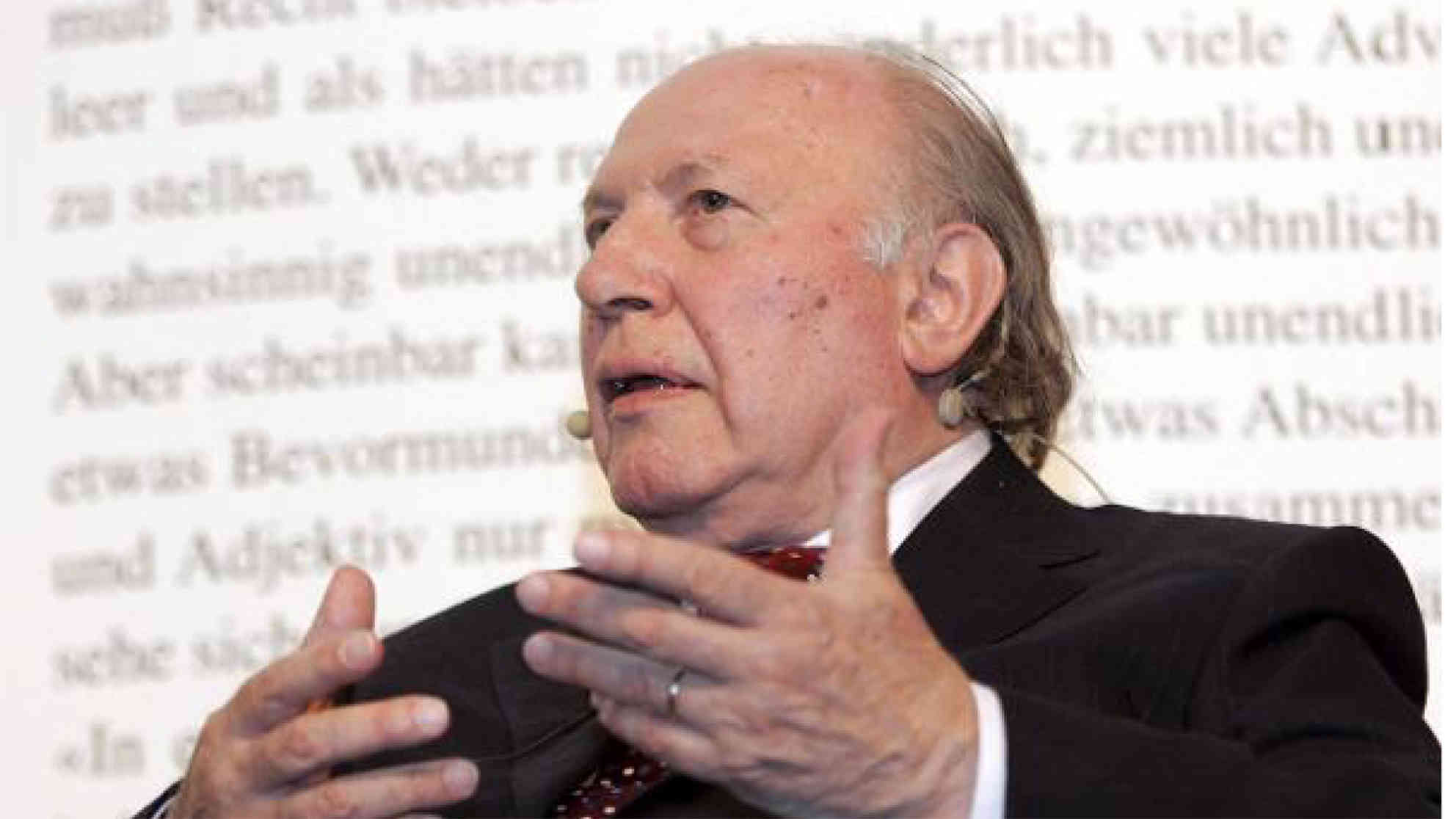 Schriftsteller Imre Kertesz. Foto: dpa/ Picture alliance