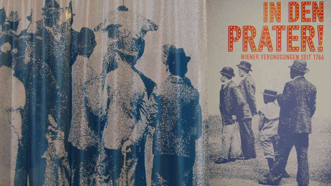 Ausstellungs-Plakat „In den Prater!“ Foto: BR | Stephan Ozsváth