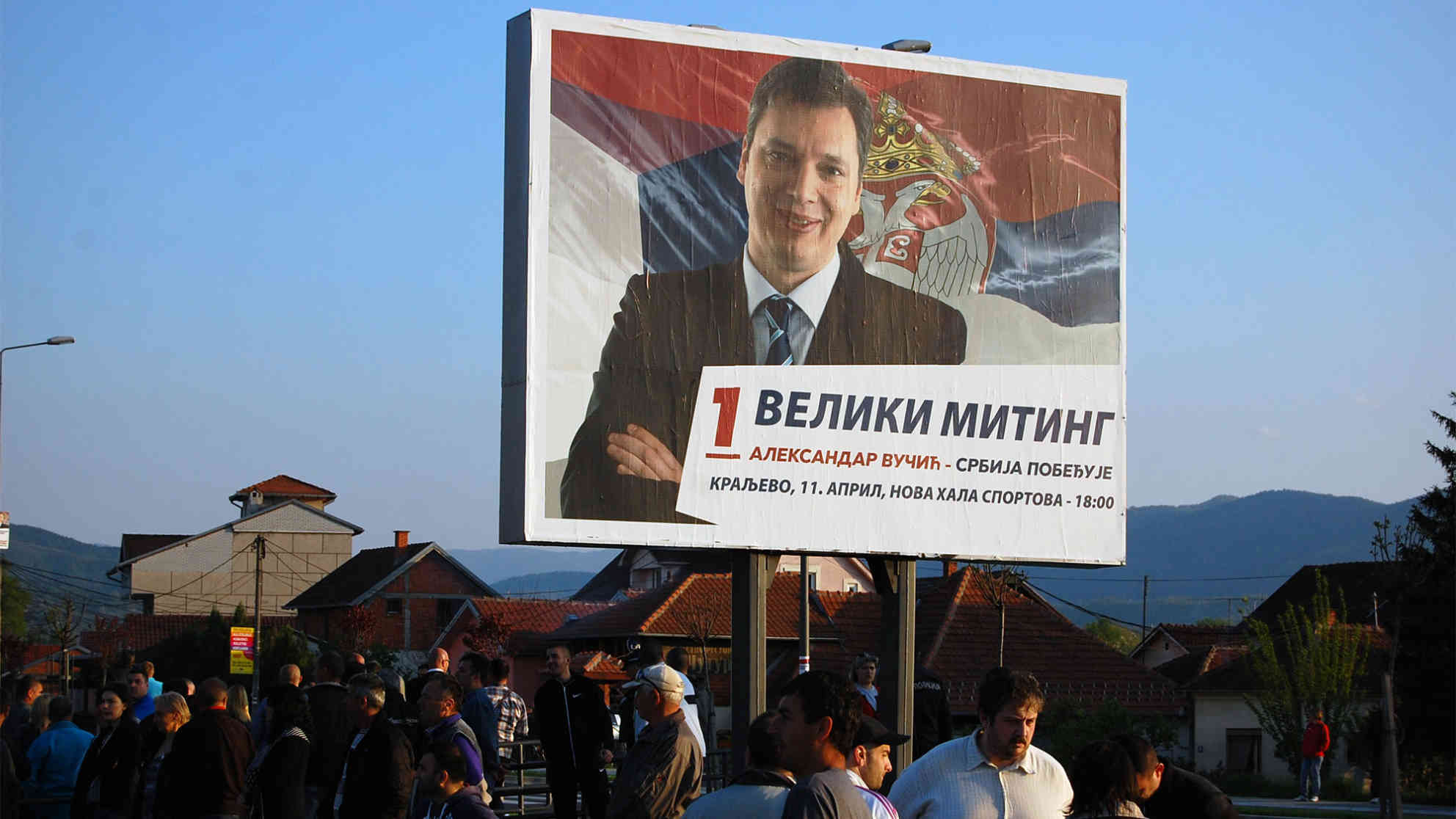 Premierminister Aleksandar Vucic ist Favorit bei der Parlamentswahl. Foto: BR | Stephan Ozsváth