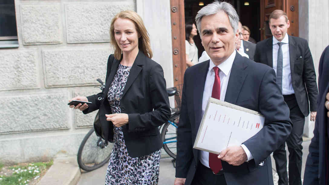 Werner Faymann nach seinem Rücktritt als Bundeskanzler der Republik Österreich. Foto: picture-alliance-dpa