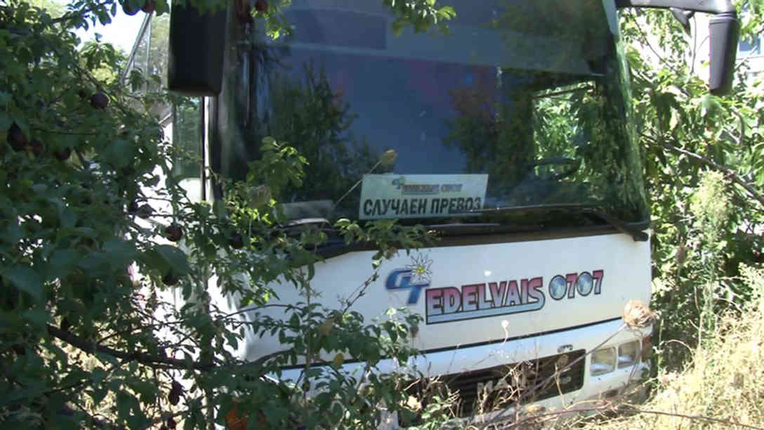 In diesem Bus wurde der Schlepper Grigor Grigorow am 27. Juni 2016 aufgehalten. Foto: Lalka Dimitrova